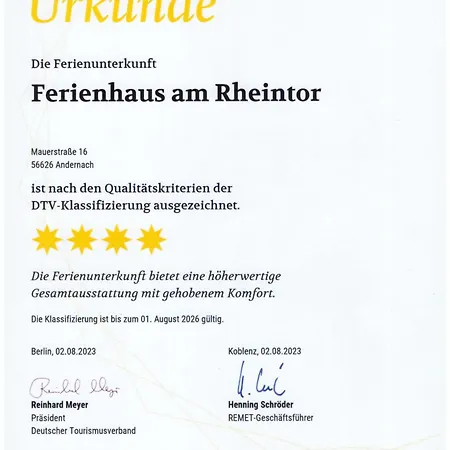 Am Rheintor Ferienhaus